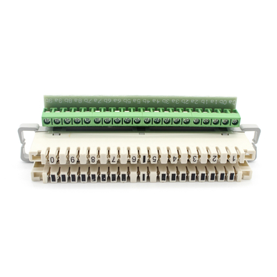 20 Pins Schroef Terminal Block Krone Lsa Ontkoppeling Module Inhoud 1 stuks