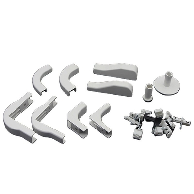 Kazachstan Markt Ronde wit glasvezel plastic accessoires voor ruimtebesparende bedrading