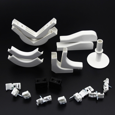 ABS-vezeloptisch plastic accessoires Kabelbedrading Recht gebogen hoek Muurbuis Kabelklem