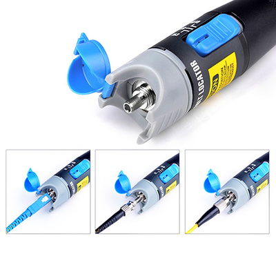 VFL optisch rood licht laser roterende pen vezel visueel foutlocator AA * 2 stroomvoorziening