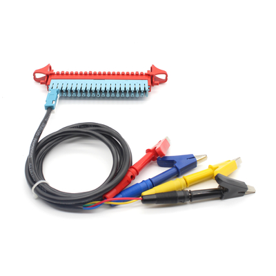 Elektronisch STG-bloktype looddraadtestkabel 4-draad serieproefsonde met bananenproppen