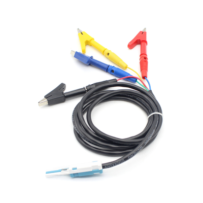Elektronisch STG-bloktype looddraadtestkabel 4-draad serieproefsonde met bananenproppen