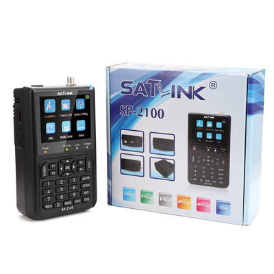 Signal Finder SATLINK SP-2100 DVB-S2 HD Satellietmeter met 950-2150 MHz LNB-invoer