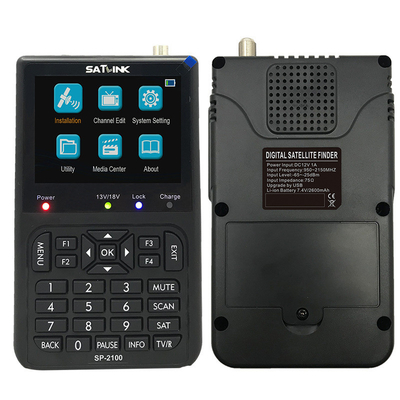 Signal Finder SATLINK SP-2100 DVB-S2 HD Satellietmeter met 950-2150 MHz LNB-invoer