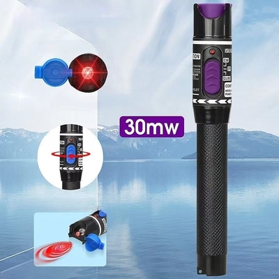 Optische vezel Rood licht Pen 10mw Visuele Fout Locator 50km VFL 30 KM Tijd 1 jaar 1 Tijd