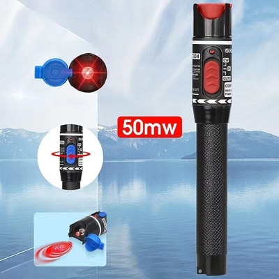 Optische vezel Rood licht Pen 10mw Visuele Fout Locator 50km VFL 30 KM Tijd 1 jaar 1 Tijd