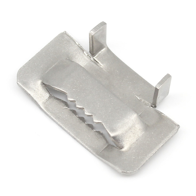 Roestvrij staal 1/4 inch Breedte*0,12 mm Dikte 100 stuks Pakket Oordoppen Bandband Buckle