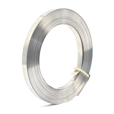 0.26/0.35/0.6/0.75 mm bandband van roestvrij staal voor het bevestigen van buizen van verstelbare lengte