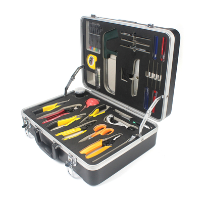 Heavy ABS Material OEM FTTH Assembly Fiber Optic Tool Kit voor FTTA FTTB FTTH