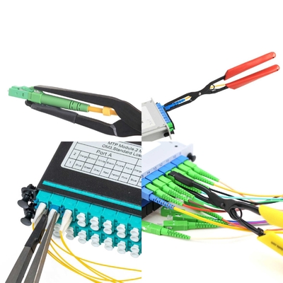 Onmiddelijk aansluiten en verwijderen van glasvezelkabels met LC SC connector Long Nose Plier