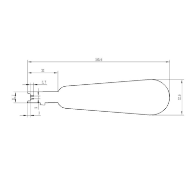 ODM ondersteund Multifunctionele 5E Nortel IBDN Module 110 Type Impact Network Punch Down Tool