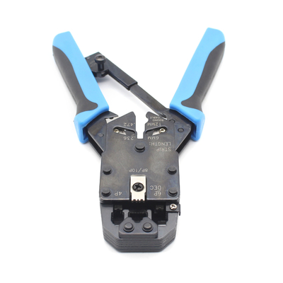 RJ-45 RJ-12 RJ-11 8P8C 6P6C 4P4C Kabelsnipper met stripper van medium staal