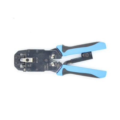 RJ-45 RJ-12 RJ-11 8P8C 6P6C 4P4C Kabelsnipper met stripper van medium staal