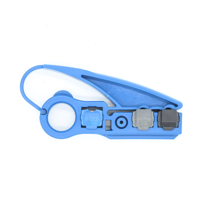 Bule constructie uit één stuk, twee messen, model coax-coaxkabelsnijderstripper
