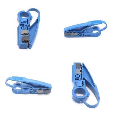 Bule constructie uit één stuk, twee messen, model coax-coaxkabelsnijderstripper