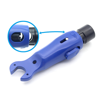 Industriële kwaliteit Blauwe CABLECON Isolatie Stripper Spanner voor RG59 RG6 Coaxiale Kabel