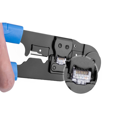 Voor industriële doeleinden geschikt krimpgereedschap voor netwerk-LAN-kabels 8P8C Cat5/5e/6/6a catx Rj45 Rj11