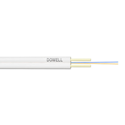 LSZH Buitenste Bescherming GJXFH FTTH Drop Cable met parallelle metalen versterkingen