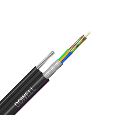 Multimode ADSS 48 Core Glasvezelkabel PE-schede met zwart