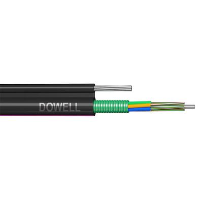 SM MM FTTH glasvezelkabel PE-schede Buitenaardse gepantserde glasvezelkabel