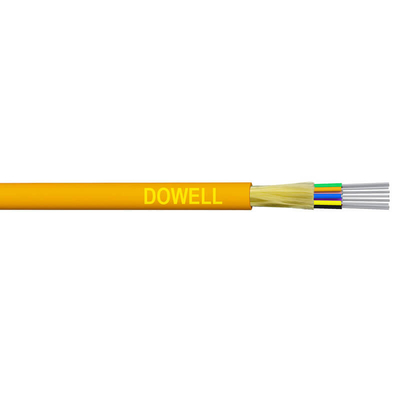 2-24 kernen Strakke buffervezel bundel kabel met PVC LSZH jas en Aramid garens