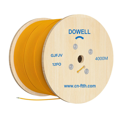 2-24 kernen Strakke buffervezel bundel kabel met PVC LSZH jas en Aramid garens