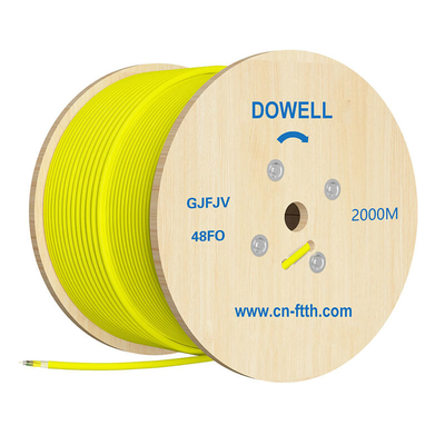 Waterdichte glasvezel breakout kabel multi-purpose GJFJV voor LAN-netwerk