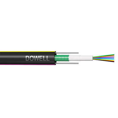 Polyethyleen fiber optic kabel PE licht gepantserd 48 Core GYXTW single mode