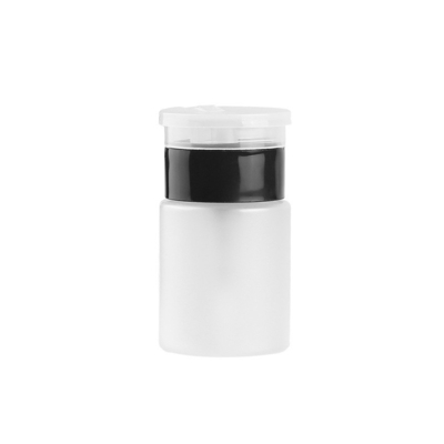 Push-type 60ML glasvezel mini alcoholfles Plastic lekbestendig