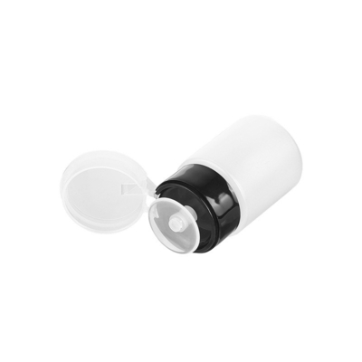 Push-type 60ML glasvezel mini alcoholfles Plastic lekbestendig