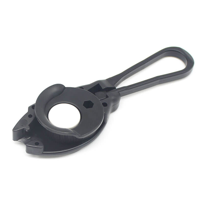 FTTH Flat Aerial Fish Type Drop Cable Clamp Spanning Wire Clip Plastic Nylon