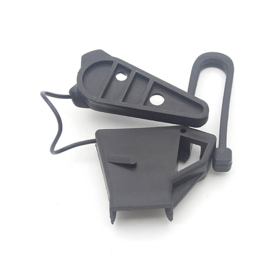 Buitenste kabelklem met een enkele ophanging, platte kabelklem met een thermoplastisch handvat