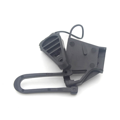 Buitenste kabelklem met een enkele ophanging, platte kabelklem met een thermoplastisch handvat
