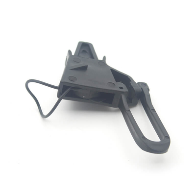 Buitenste kabelklem met een enkele ophanging, platte kabelklem met een thermoplastisch handvat