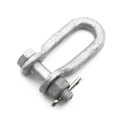 Gecustomiseerd grootte U-type boeien Hot Dip gegalvaniseerd zilver voor luchtlijn hardware