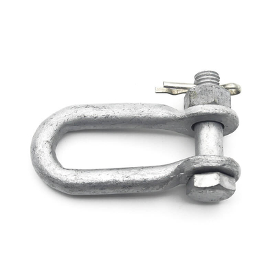 Gecustomiseerd grootte U-type boeien Hot Dip gegalvaniseerd zilver voor luchtlijn hardware
