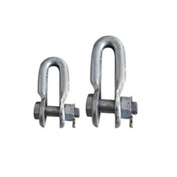 Gecustomiseerd grootte U-type boeien Hot Dip gegalvaniseerd zilver voor luchtlijn hardware