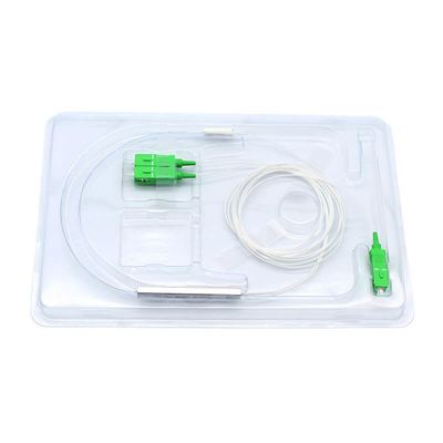 1X2 1X4 1X8 1X16 1X32 Mini Type PLC Splitter met SC UPC SC APC Connector voor glasvezelsensoren
