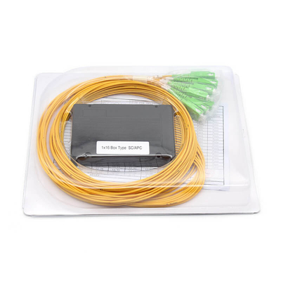 Boxtype PLC-splitter voor glasvezel 1,5 meter met SC-APC-connector