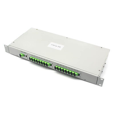 Rack Type 19 inch 1U 2U Fiber PLC Splitter SM CATV-systeem
