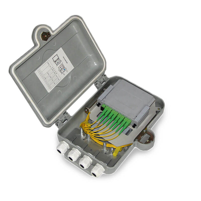 Outdoor PC ABS Case Glasvezel Splitter Distributie doos 8 Kernen