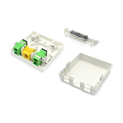 4 poorten zelfclip glasvezel terminal stopcontact SC adapters voor wandmontage