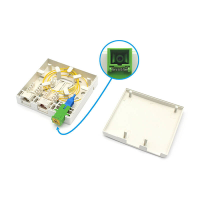 FTTH Indoor Fiber Optic Outlet Wall Mounted Fiber Termination Box