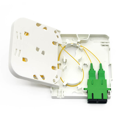 Wandmontage glasvezel terminal stopcontact 1 poort voor patch kabel