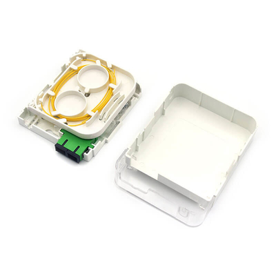Wandmontage glasvezel terminal stopcontact 1 poort voor patch kabel