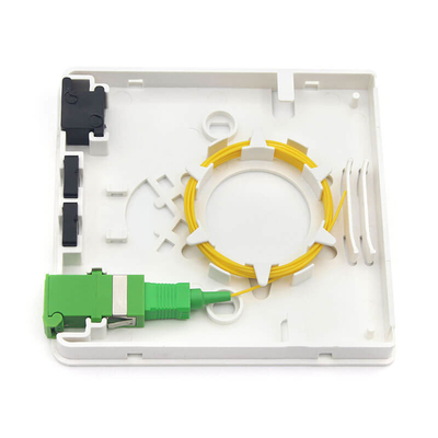 2 kernen 4 kernen glasvezel terminal stopcontact ABS plastic voor FTTH