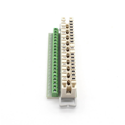 Binnen KRONE LSA-module Idc met schroefterminal Flexibel groen