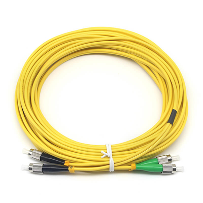 PVC-vezeloptische pleistersnoer natte weerstand FC APC tot FC UPC trekvermogen