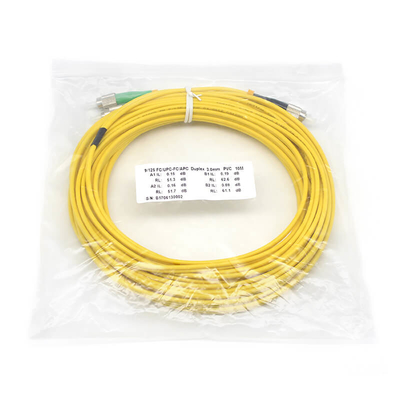PVC-vezeloptische pleistersnoer natte weerstand FC APC tot FC UPC trekvermogen
