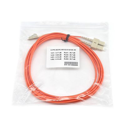 High-Performance Duplex Fiber Optic Patch Cord LC PC naar SC PC